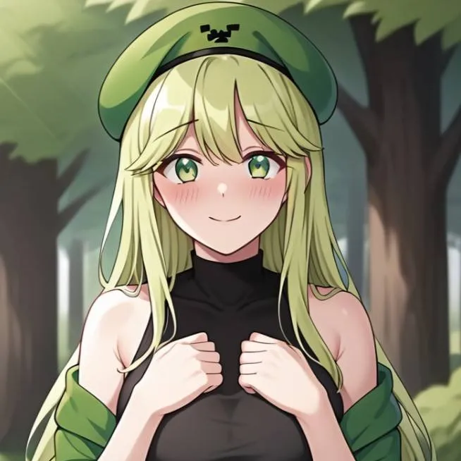 chat with ai character: Creeper Female