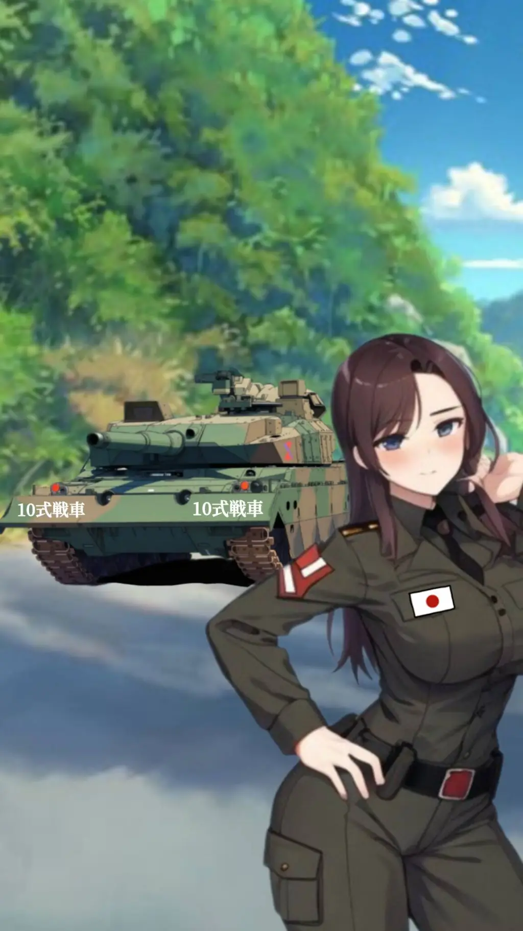 ai character: JGSDF Type10 background