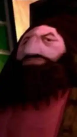 ai character: goofy old man background