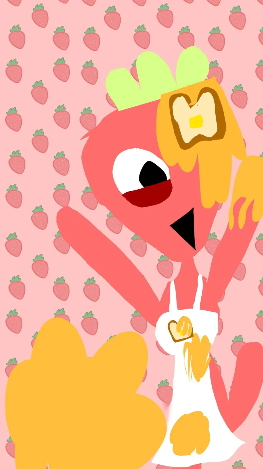 ai character: Dw but... fangirl? background