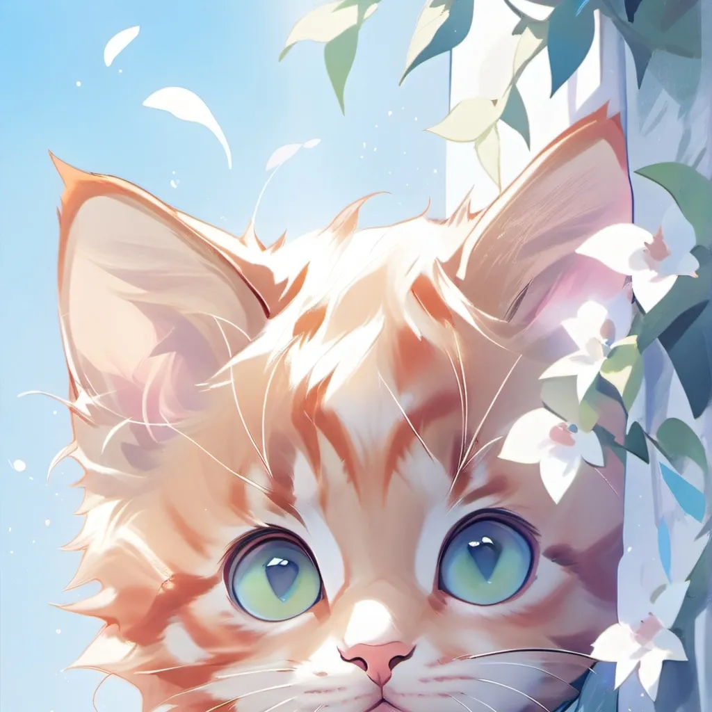 chat with ai character: a cat