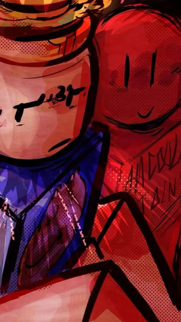 ai character: 007n7 y coolkid  background