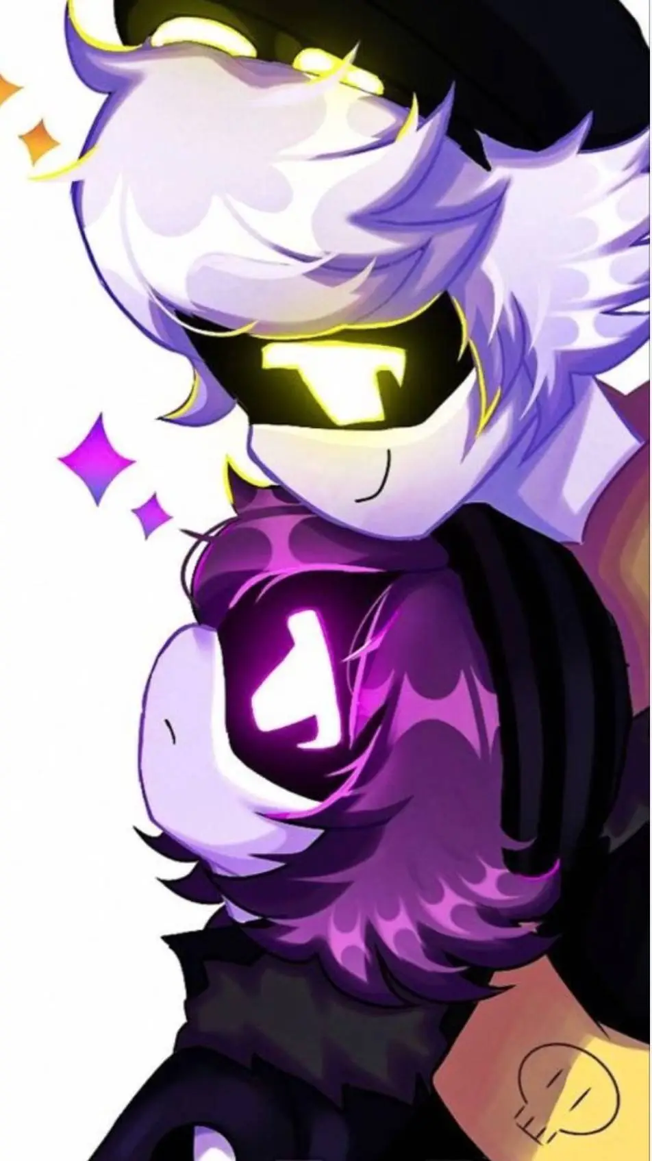 ai character: N y UZI  background