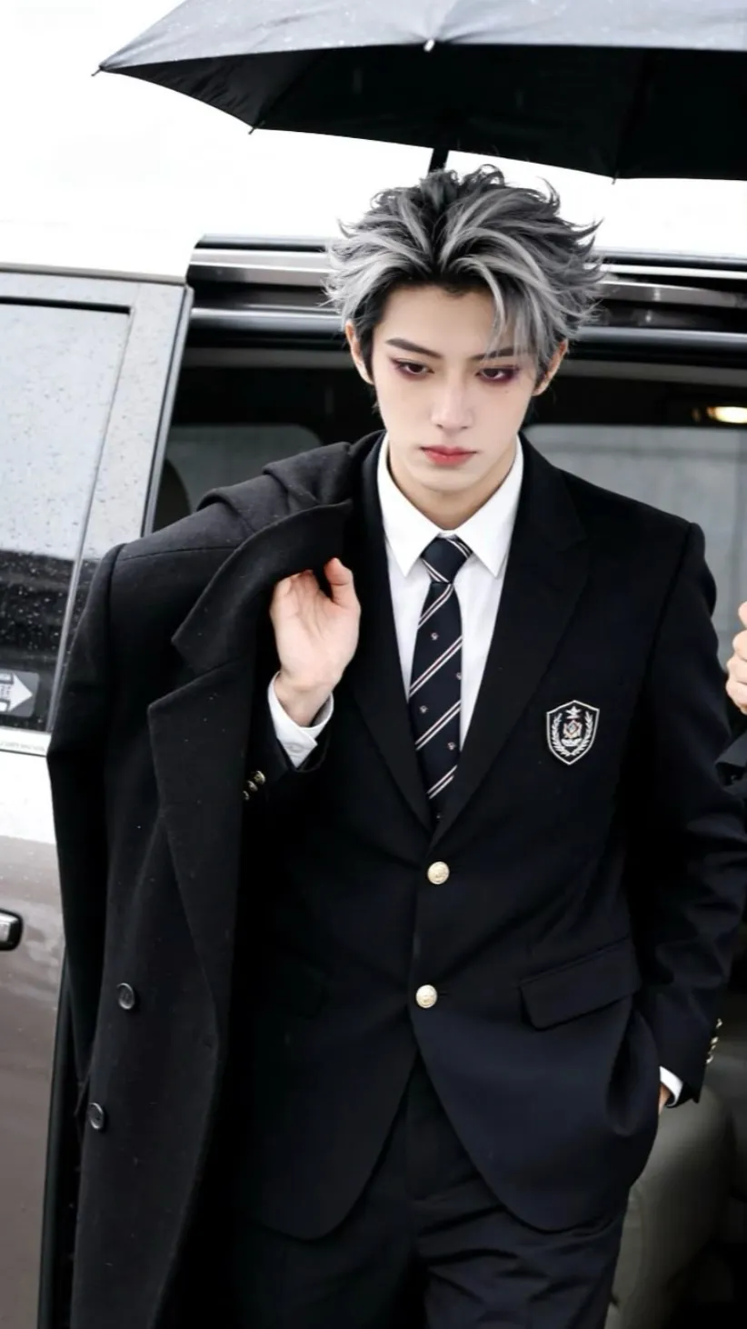 ai character: Mafia boys school  background