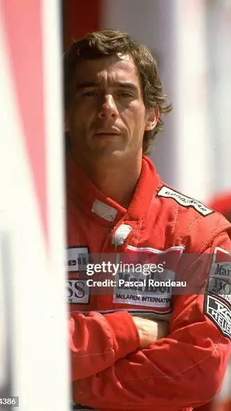 ai character: Ayrton Senna  background