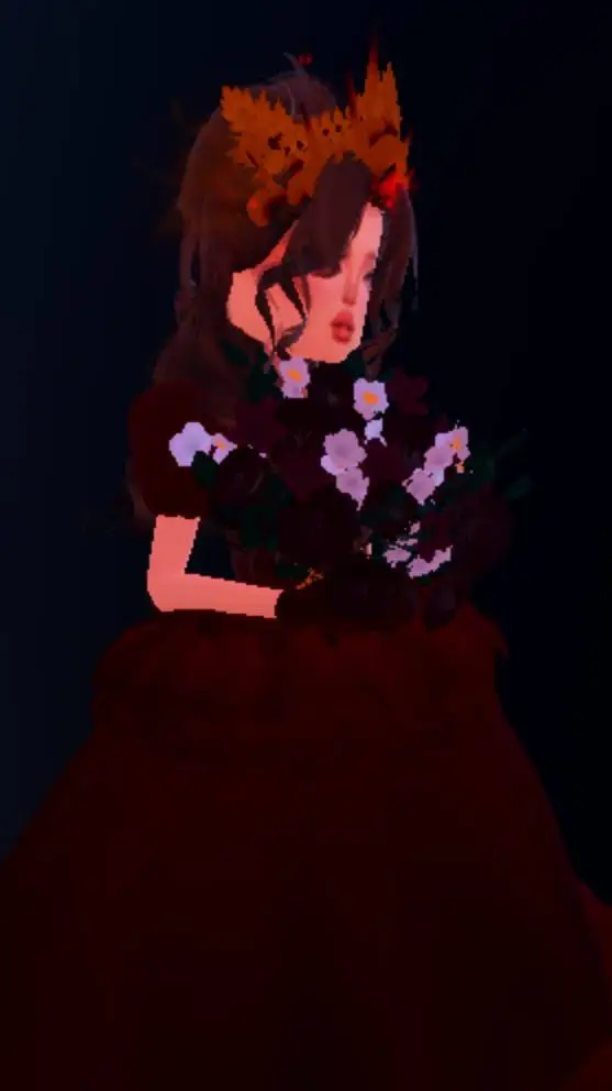 ai character: QUEEN ROSE background