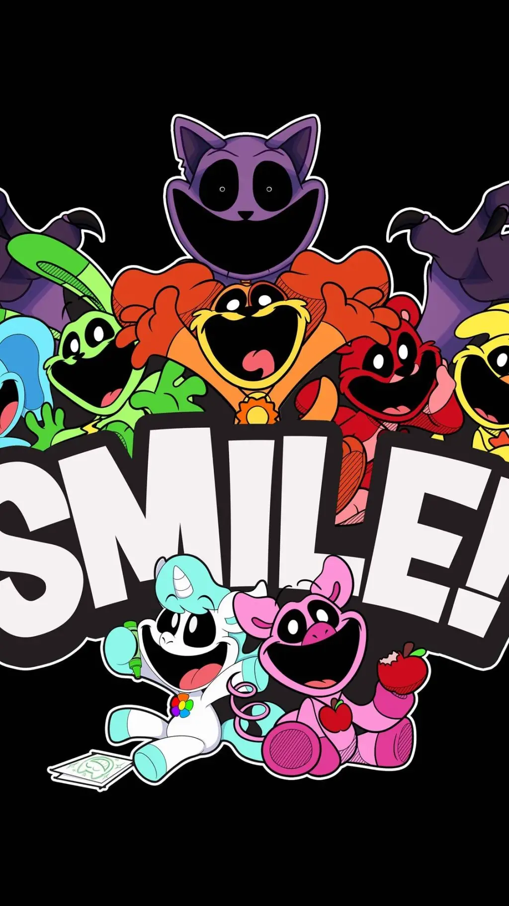 ai character: SMILINÇ Critters  background