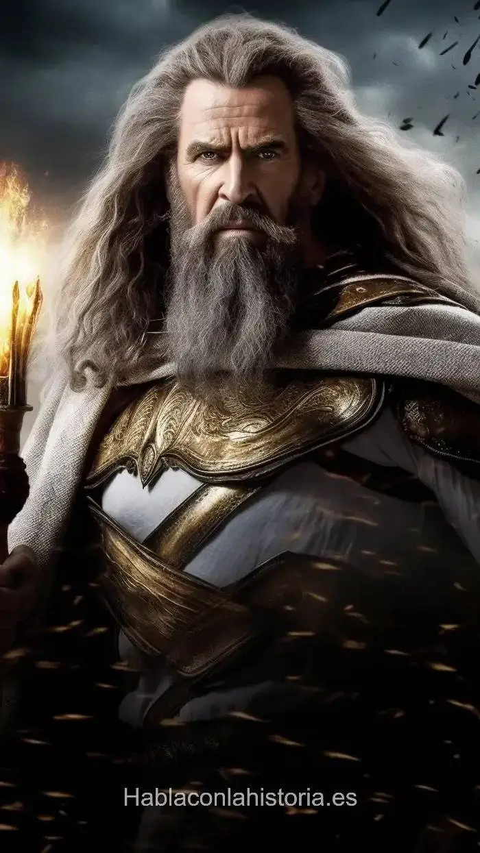 ai character: Zeus Dios  background