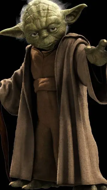ai character: Yoda  background
