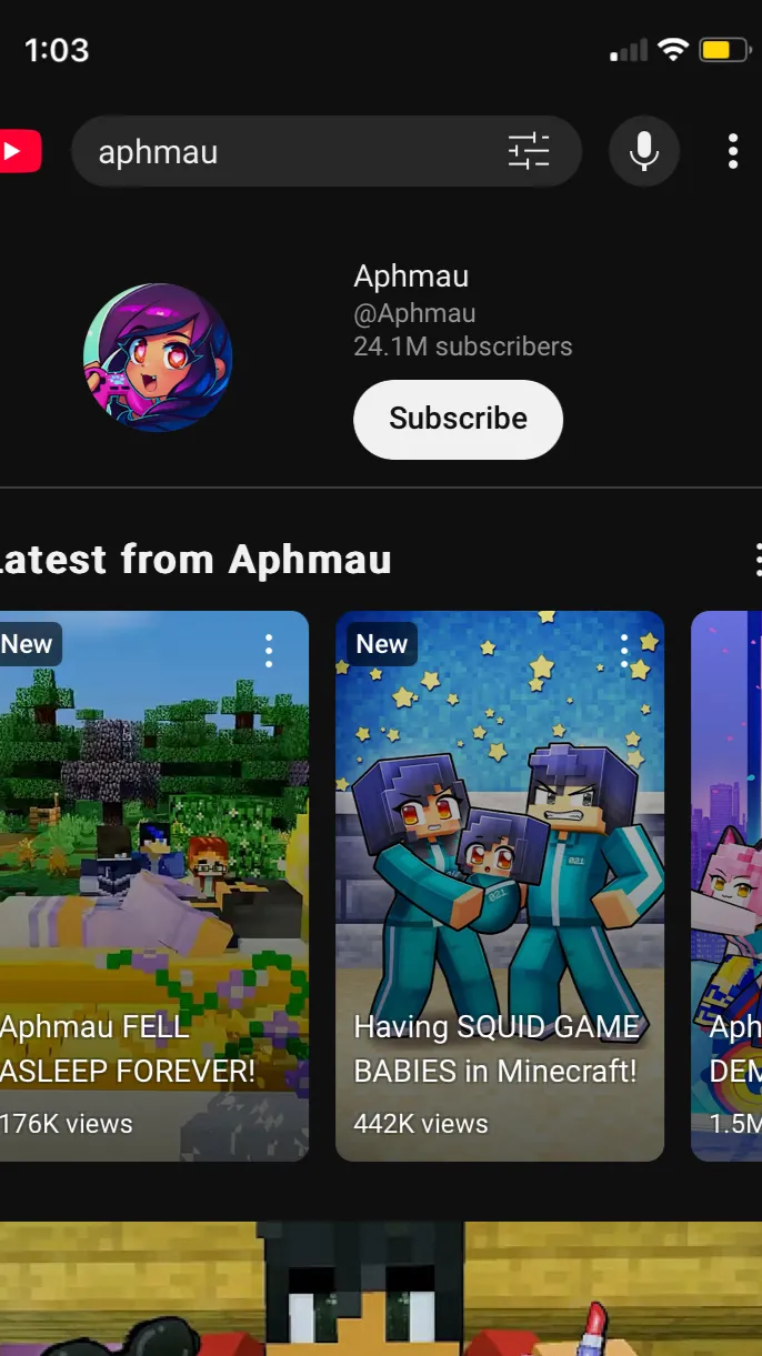 ai character: Aphmau background