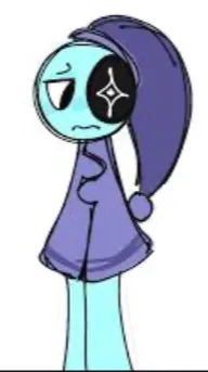 ai character: Astro is sad background