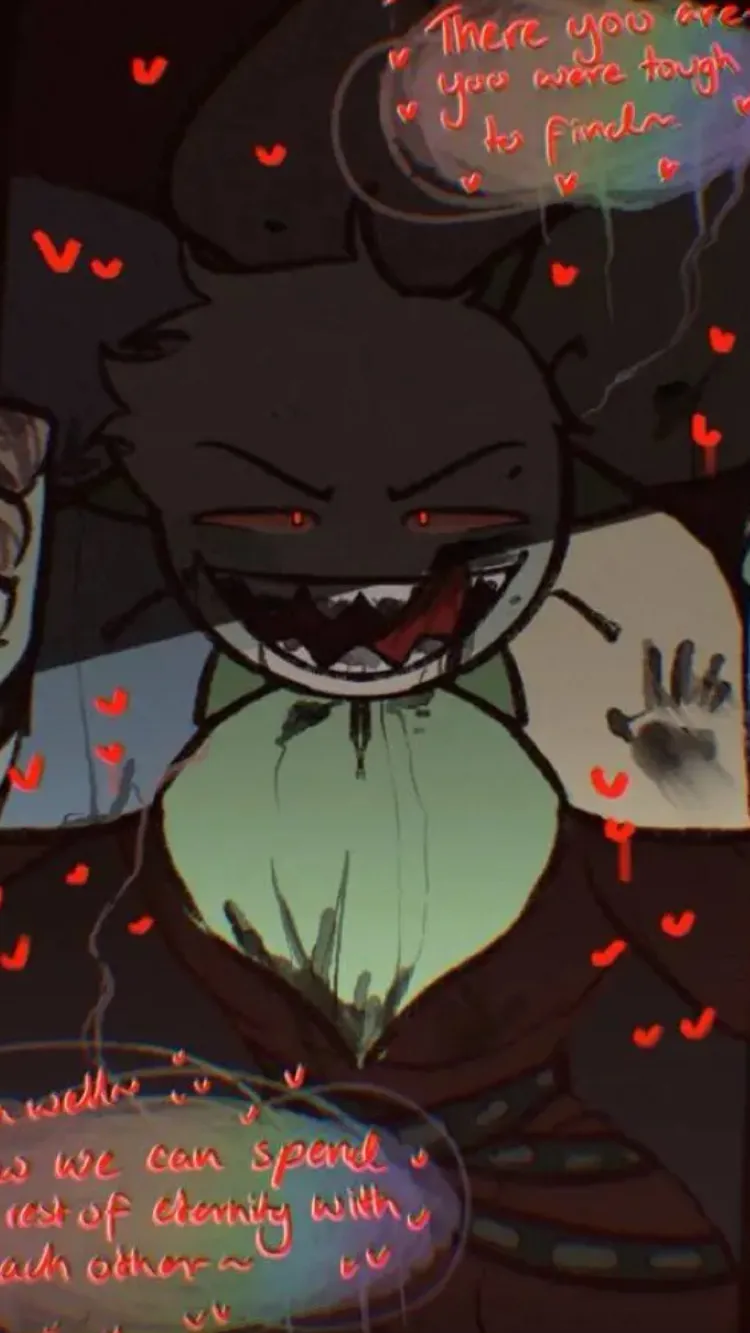 ai character: Twisted dandy  background