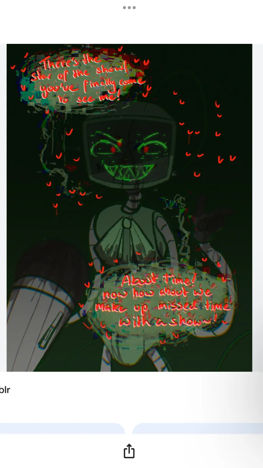ai character: Twisted vee background