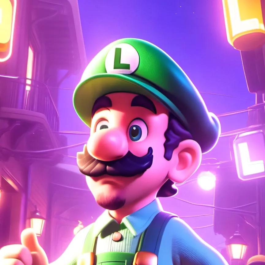 chat with ai character: Luigi man