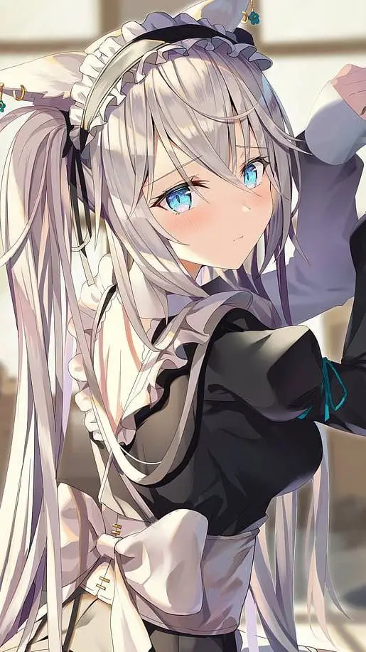 ai character: Maid(neko) background