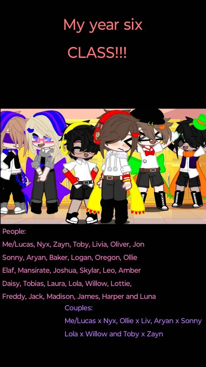 ai character: My year 6 class PM background