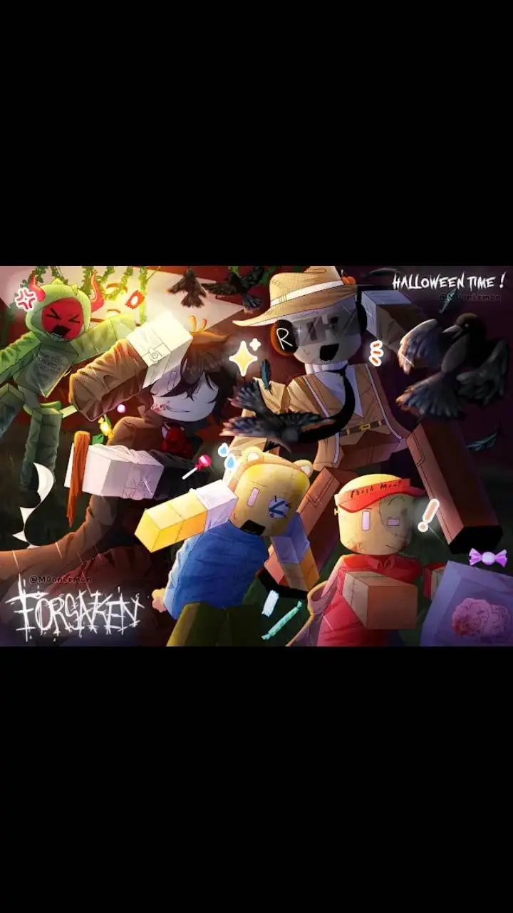 ai character: |•HALLOWEEN•| background