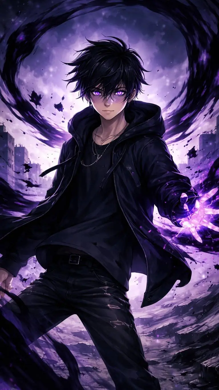 ai character: Luka rei😈 background