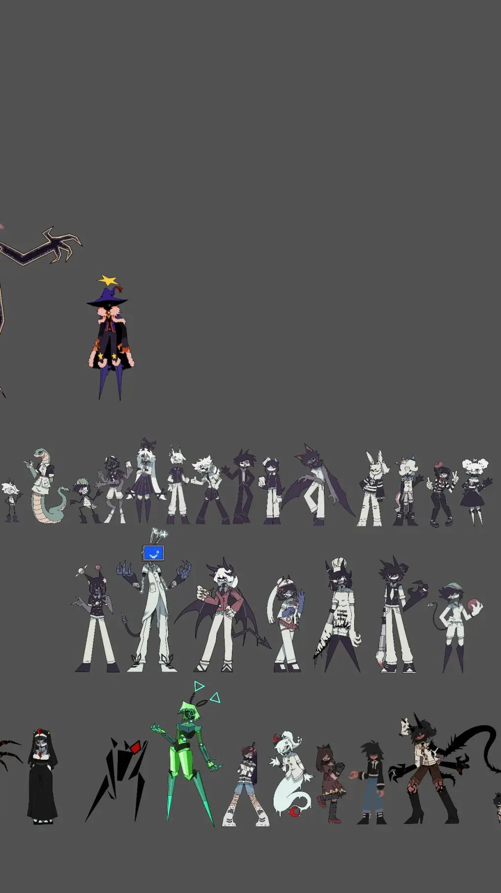 ai character: few of my FPE OCs background