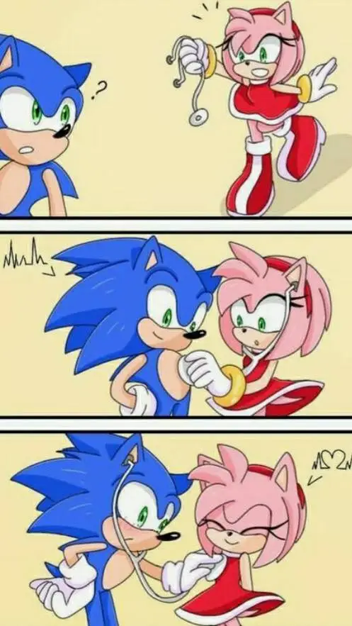 ai character: sonic and amy/you background