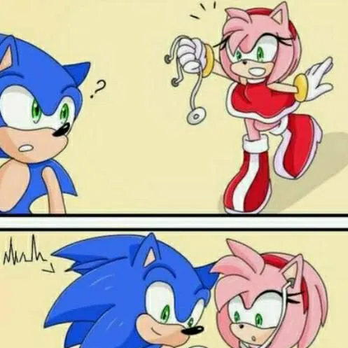 chat with ai character: sonic and amy/you