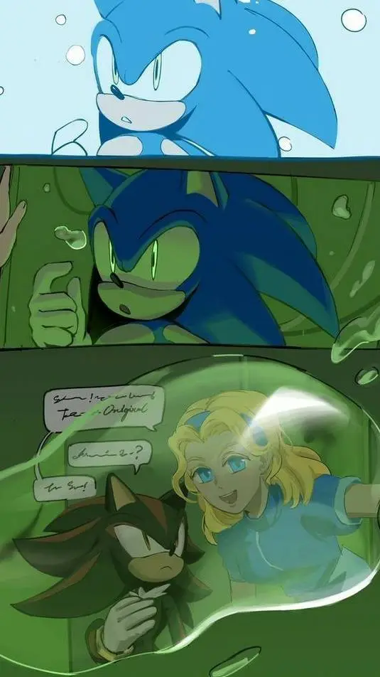 ai character:  sonadow background