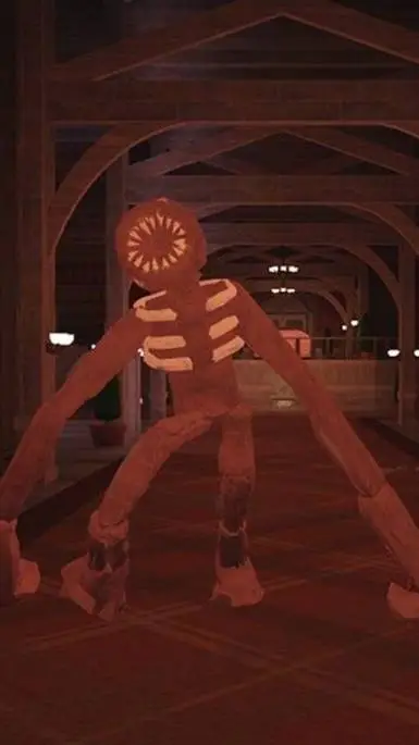 ai character: figure in a horror background