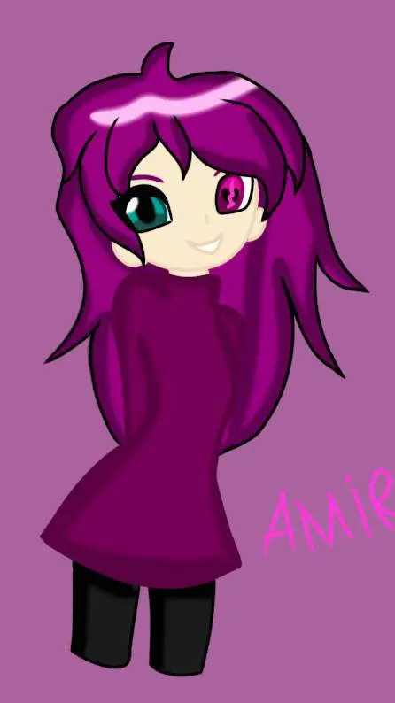 ai character: amira gillies  background