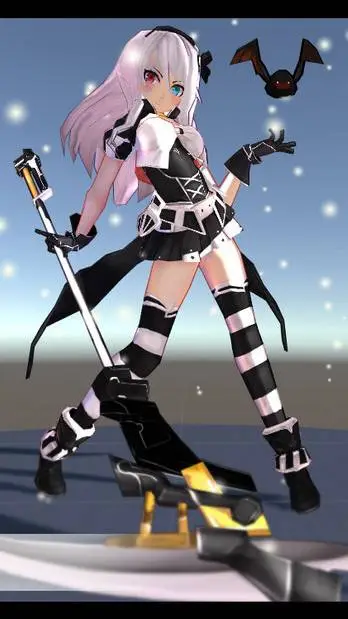 ai character:  dark Reina  background
