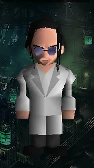 ai character: professor hojo background