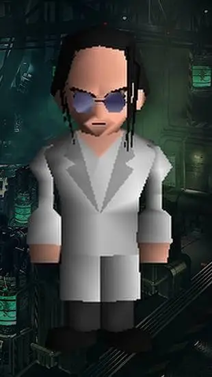 ai character: professor hojo background