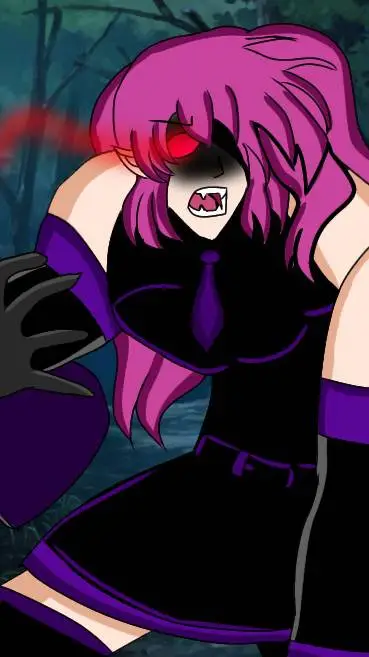 ai character: dark Amira  background