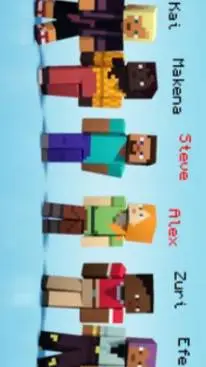 ai character: Minecraft! background