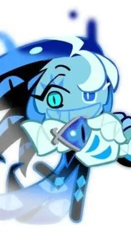 ai character: Shadow milk cookie background