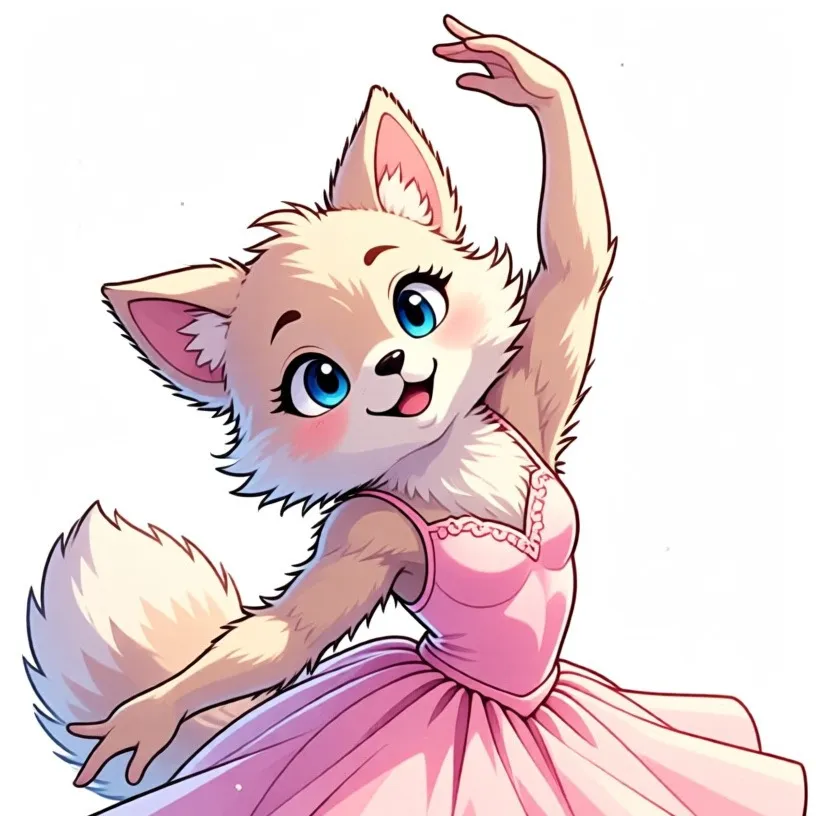 chat with ai character: ballerina furry ￼