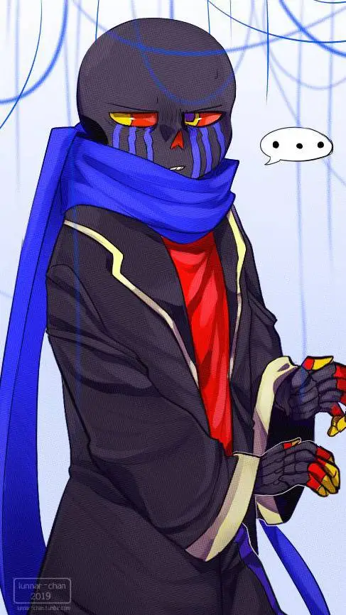 ai character: error sans  background
