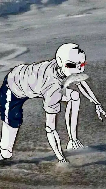 ai character: killer sans  background