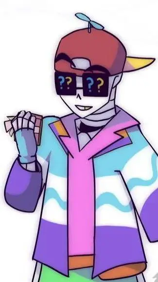ai character: fresh sans  background