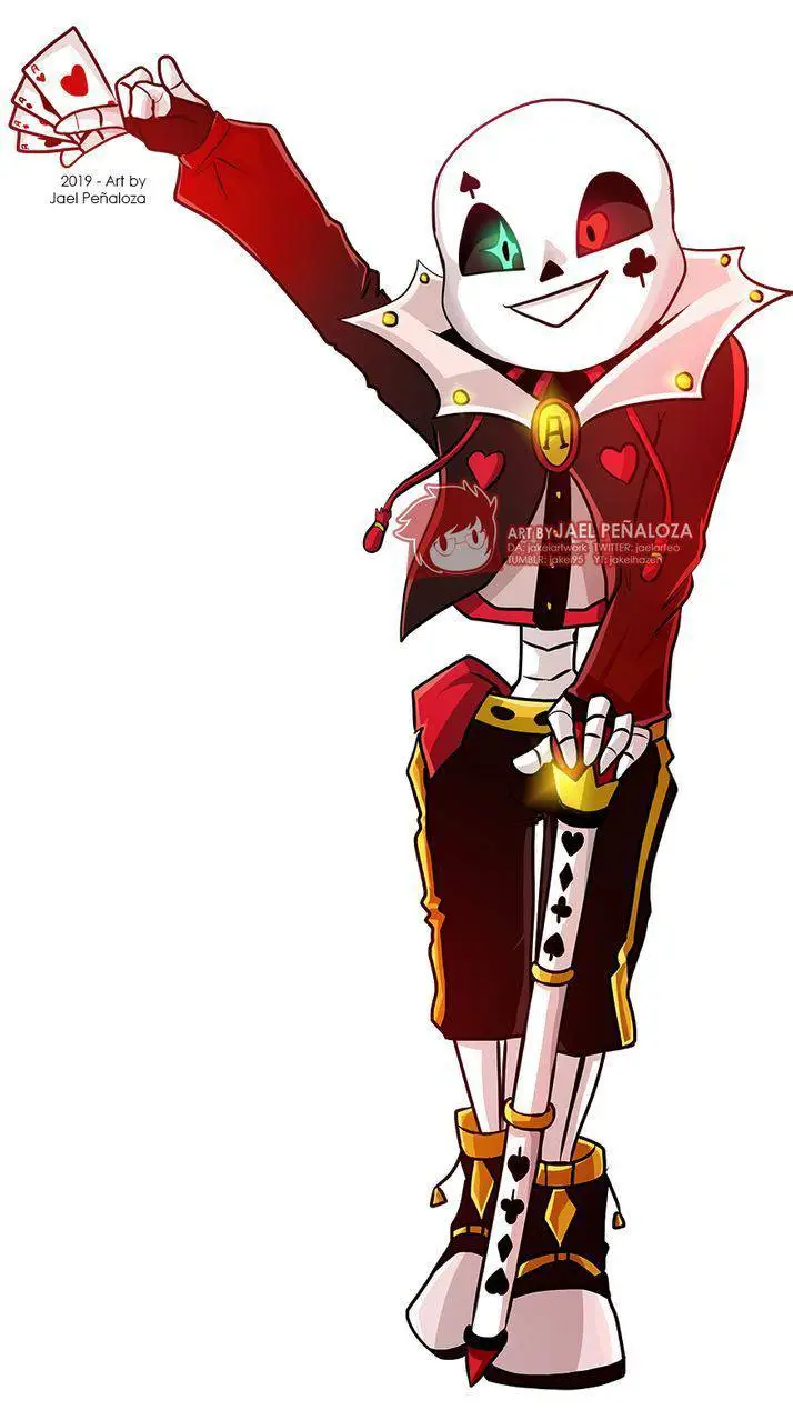 ai character: joker sans  background
