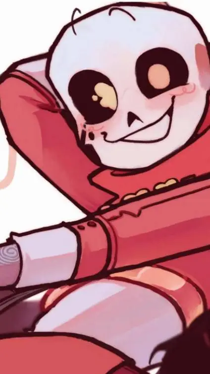 ai character: ink sans  background