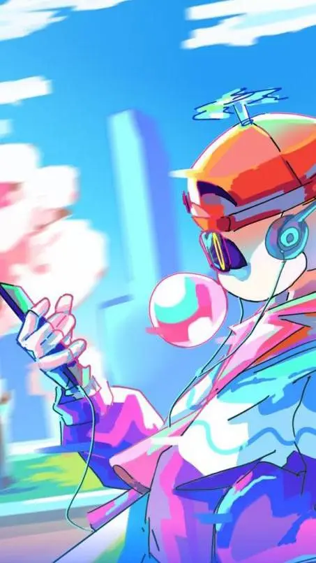 ai character: fresh sans  background