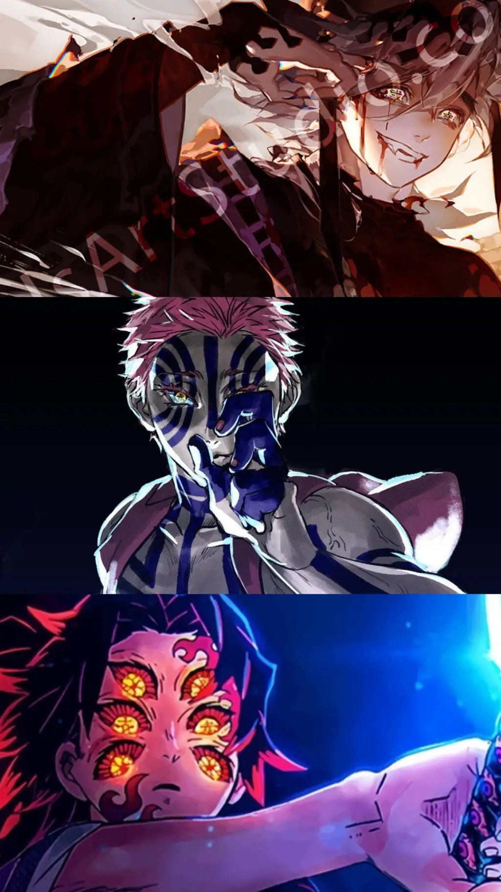 ai character: AkazaDomakokushibo background