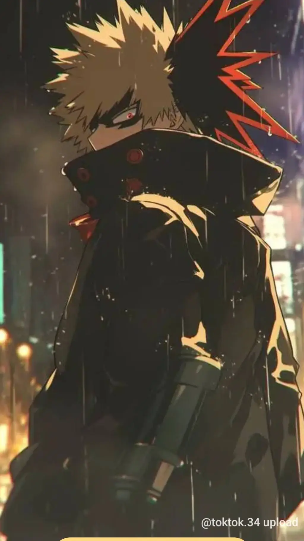 ai character: katsuki bakugo  background