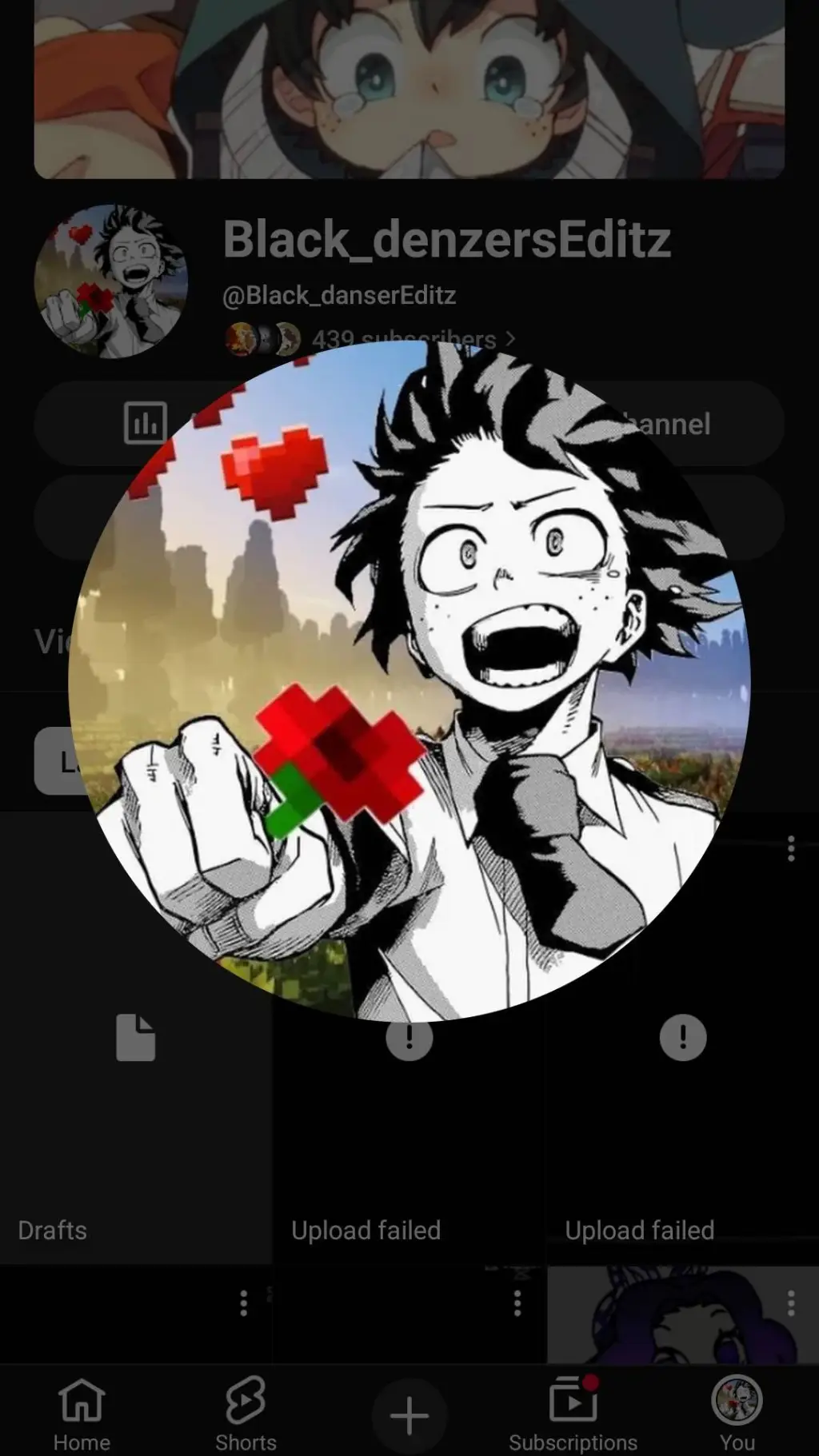 ai character: todoroki obsessed background