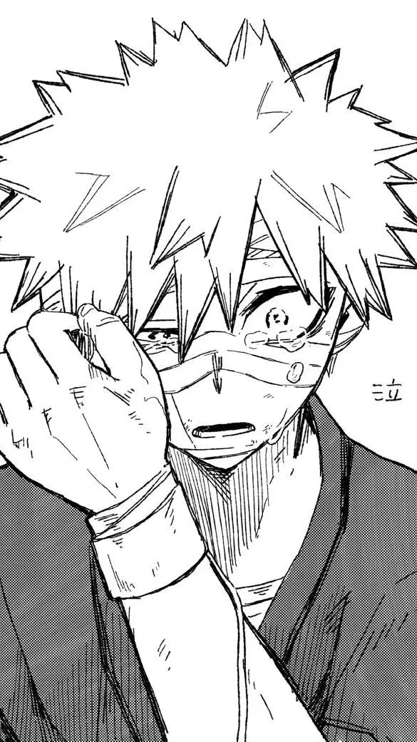 ai character: bakugo cries background