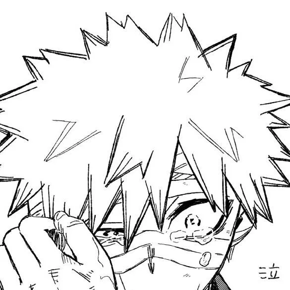 chat with ai character: bakugo cries
