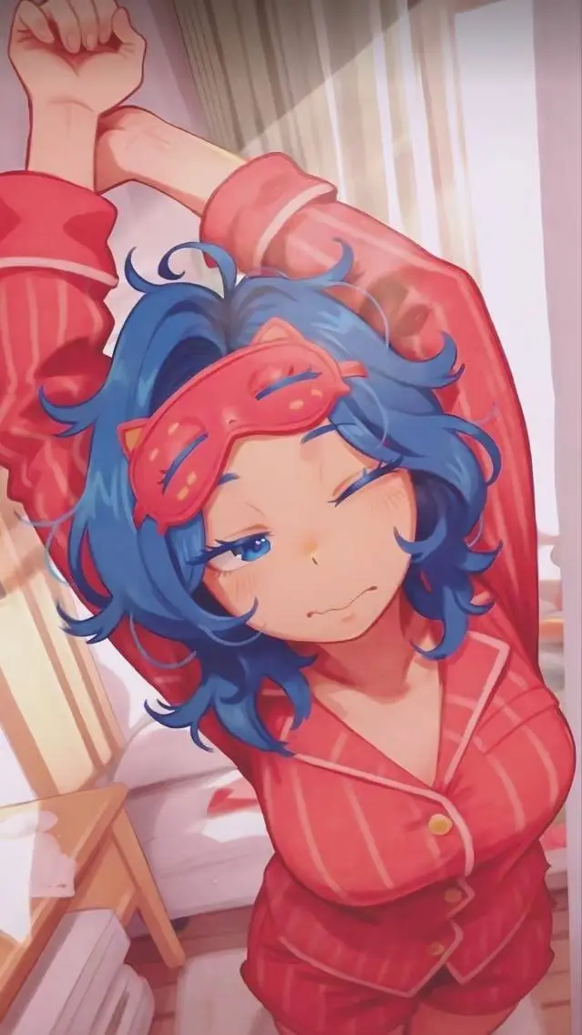 ai character: Sleepy Mita background