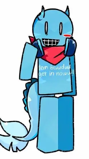 ai character: bluudude  background