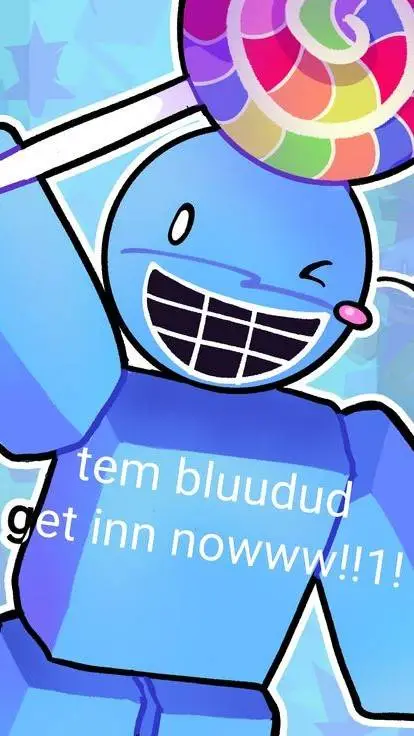 ai character: bluudud background