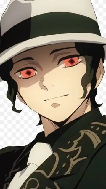 ai character: muzan🕺🎩 background